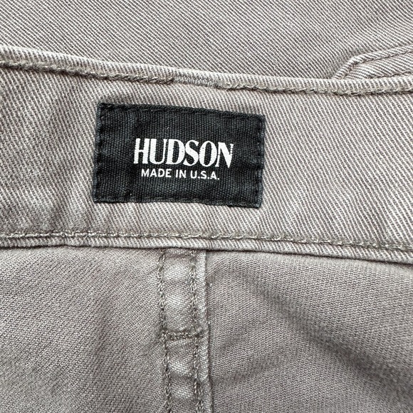 Hudson Byron Five Pocket Gray Straight Leg Button Fly Men's Jeans Size 31 - Picture 7 of 10